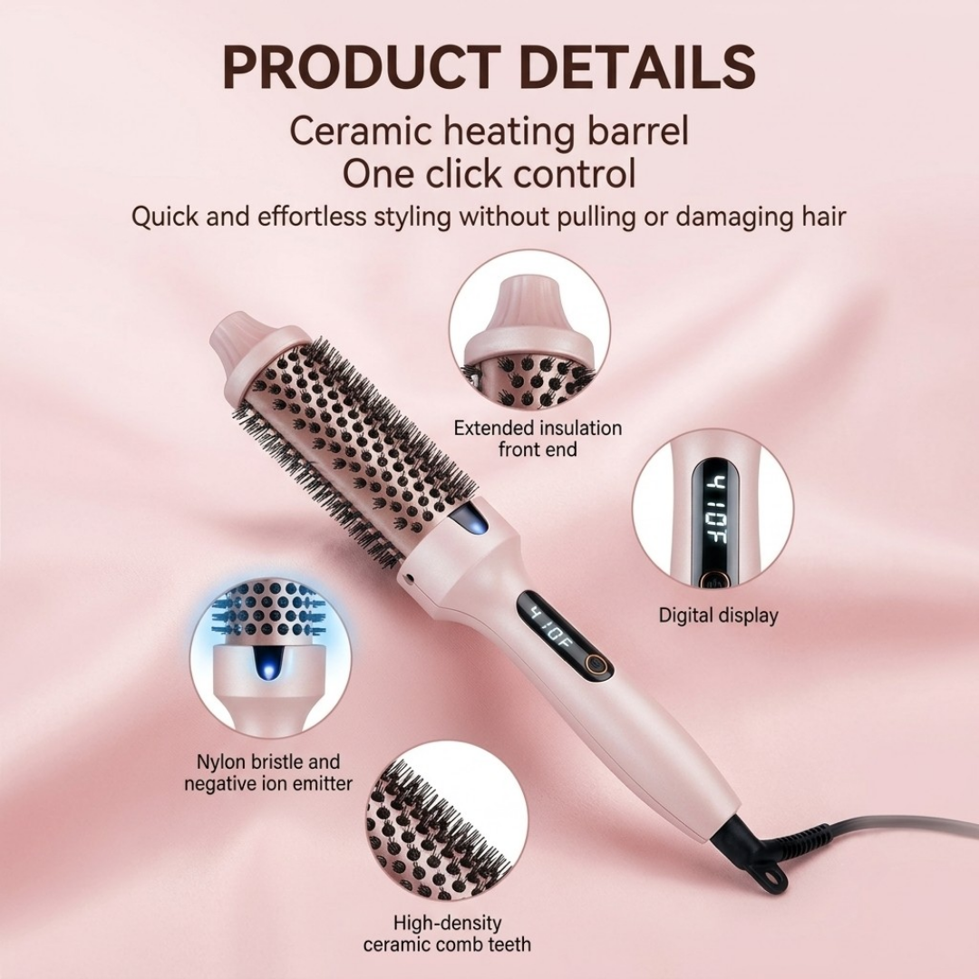 Thermal Brush for Smooth, Frizz-Free Hair
