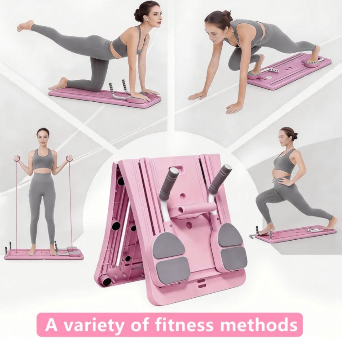 Reformer Foldable Pilates Board 4 in 1 for Home