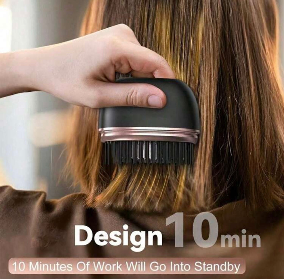 Mini Wireless Straightening Brush | Quick and Frizzless Hairstyle