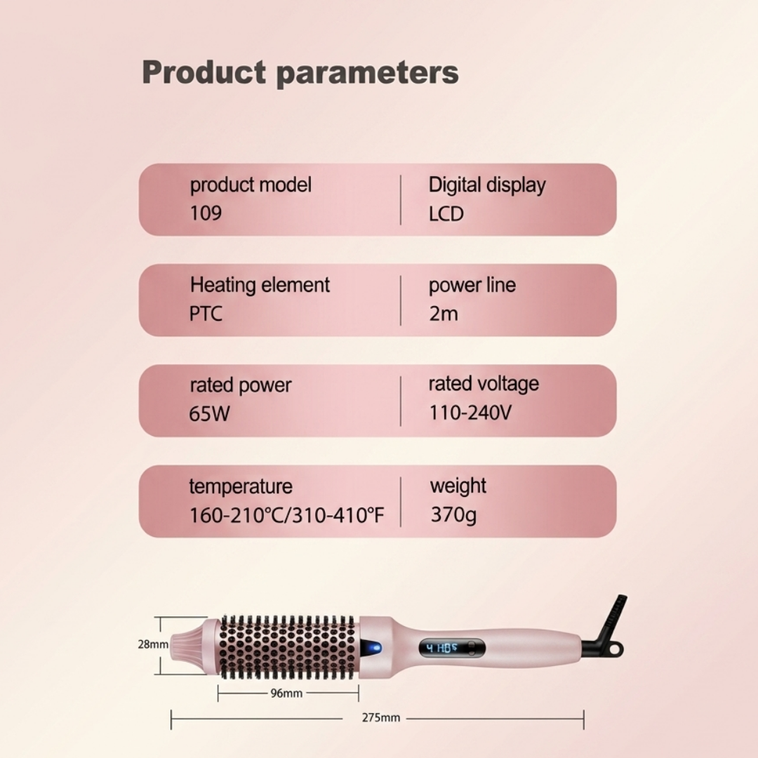 Thermal Brush for Smooth, Frizz-Free Hair