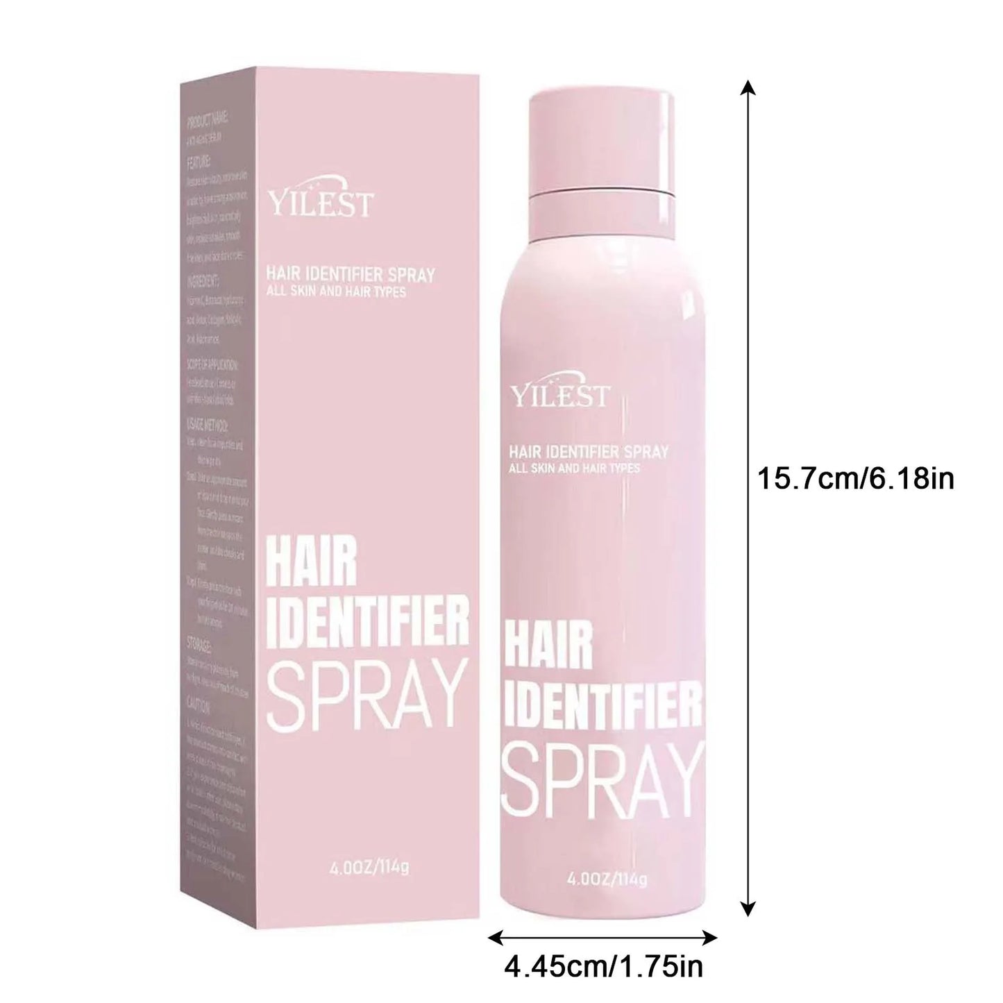 Facial Hair Removal Hair Identification Spray Painless Hair Remover Dermaplaning to Show Facial Hair Face Shaving Skin Care114G