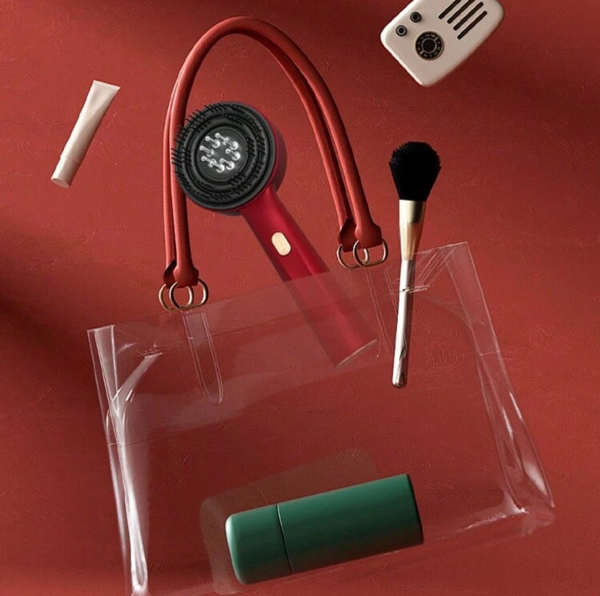 Portable Electric Hair Massager with 3 Speeds