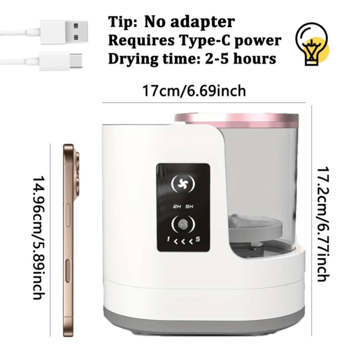 Automatic Makeup Brush Cleaner | Cleans and Dries in Minutes