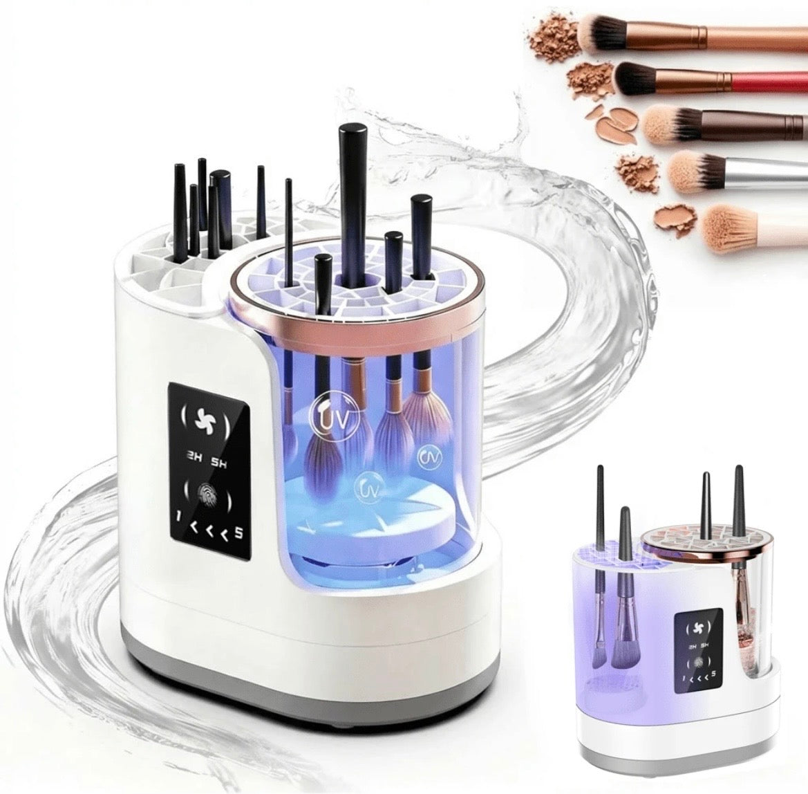 Automatic Makeup Brush Cleaner | Cleans and Dries in Minutes