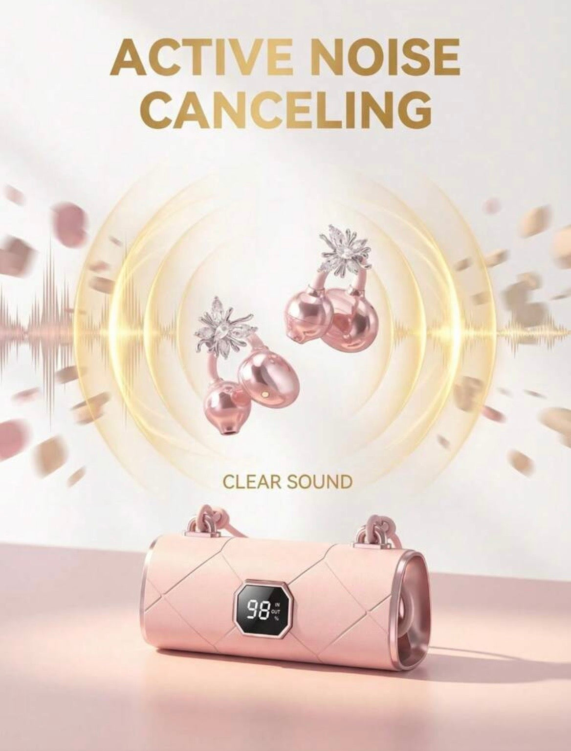 Bluetooth Jewelry Headphones | Open-Ear Butterfly Design