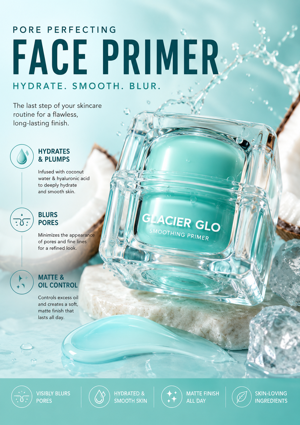 SHEGLAM Glacier Glo Smoothing Primer