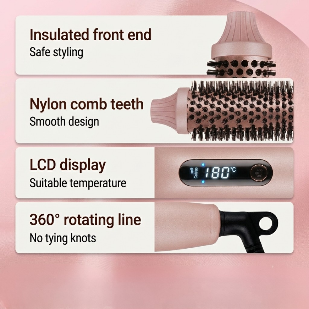 Thermal Brush for Smooth, Frizz-Free Hair